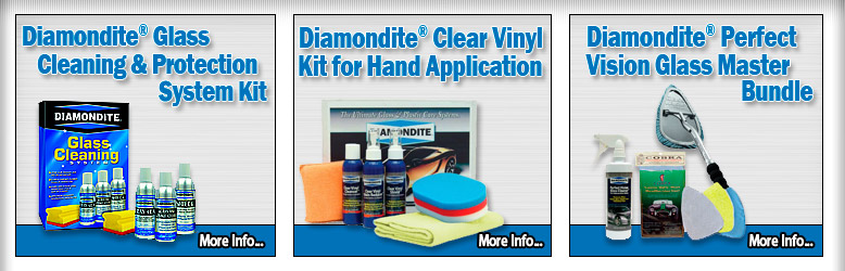 Welcome to Diamondite® The Ultimate Glass and Plastic Care Systems.